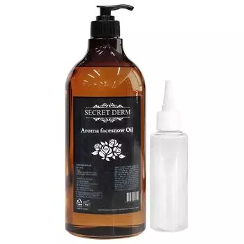 Масло для массажа лица Secret Derm Aroma Face Snow + набор с дозатором, 1 л, 1 набор
