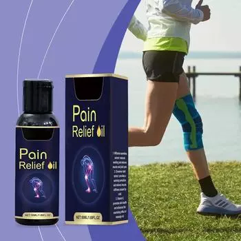 Масло для массажа тела, спины, шеи и плеч, уменьшает дискомфорт и увлажняет тело и суставы, массажное масло 50 мл One Size
