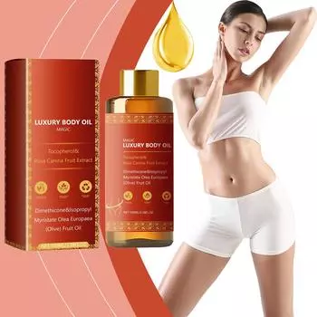 Масло для массажа тела, увлажняющее масло, омолаживающее кожу, массаж всего тела, унисекс, нежная смазка, 100 мл One Size красный