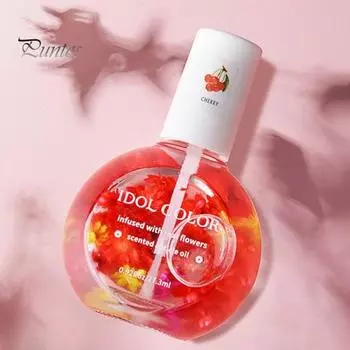 Масло для ногтей с экстрактами сушеных цветов Питательное увлажняющее средство для укрепления ногтей Гель-лак с цветочным ароматом Масло для ухода за ногтями и маникюра Orange