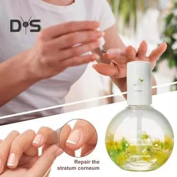 Масло для ногтей с экстрактами сушеных цветов Питательное увлажняющее средство для укрепления ногтей Гель-лак с цветочным ароматом Масло для ухода за ногтями и маникюра Jasmine