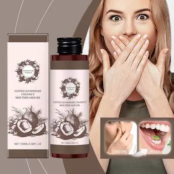 Масло для полоскания рта Care Масло для полоскания рта помогает устранить неприятный запах изо рта и зубной камень, делая ваше дыхание более свежим 100 мл One Size