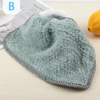 Масло для протирки с антипригарным покрытием, безворсовая подвесная двусторонняя тряпка из кораллового флиса as the picture