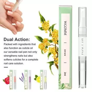 Масло для роста ногтей, омолаживающее питательное масло для ногтей, для роста и укрепления, компактная ручка с маслом для кутикулы Rose