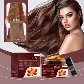 Масло для роста волос, масло батана, масло для роста волос, масло для волос, стимулирует рост волос, масло увлажняет и устраняет сухость One Size