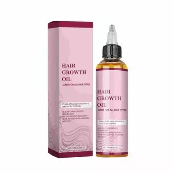 Масло для роста волос стимулирует рост волос Масло, насыщенное маслом, касторовым маслом и маслом черного тмина для всех типов волос, 100 мл One size белый