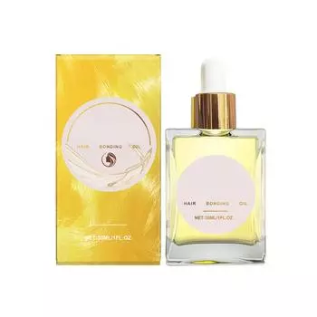 Масло для склеивания волос Питательное и формирующее волосы с маслом для укладки волос, придающее блеск и уменьшающее пушистость, Легкое масло для укладки волос 30 мл One Size жёлтый