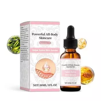 Масло для тела Масло для кожи Массажное масло для тела Натуральное масло для осветления кожи 100 мл синий