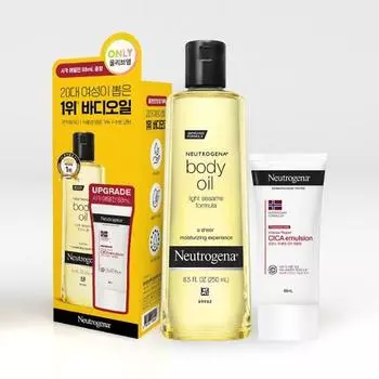 Масло для тела Neutrogena 250 мл + эмульсия cica 88 мл Body oil 250ml plan
