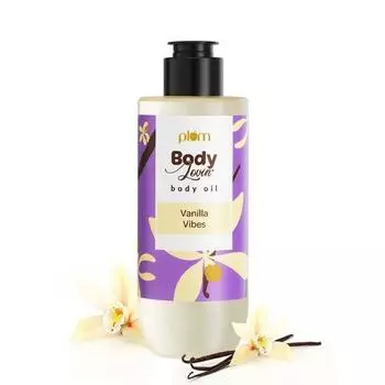 Масло для тела Plum BodyLovin Vanilla Vibes | Стойкий теплый аромат ванили | Мягкая и питательная кожа | Для сухой и очень сухой кожи (200 мл)