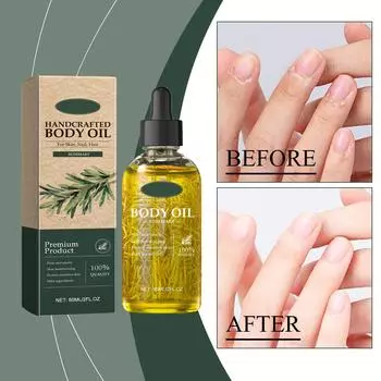 Масло для тела «Розмарин» ручной работы 60 мл Питает и ухаживает за кожей Массажирует и увлажняет кожу всего тела One Size