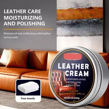 Масло для ухода за кожей, дезинфицирующее и очищающее средство, полировальный воск, средство для восстановления и окраски кожи One Size