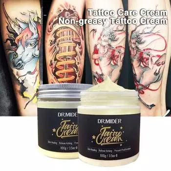 Масло для ухода за татуировками. Мягкий, не раздражающий, безболезненный бальзам для татуировок. Заживляет и предотвращает выцветание татуировок, увлажняет новые татуировки. чёрный