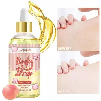 Масло для ухода за телом «Персиковое макарон» Увлажняющее, увлажняющее и разглаживающее масло для ухода за кожей 60ml