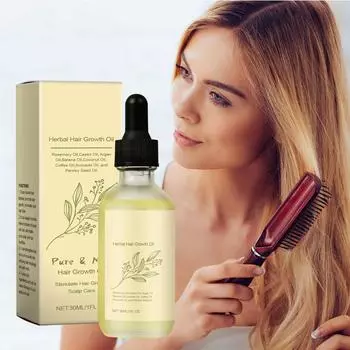 Масло для ухода за волосами, разглаживает волосы, придает им блеск, массажное масло для ухода за волосами 30 мл One Size