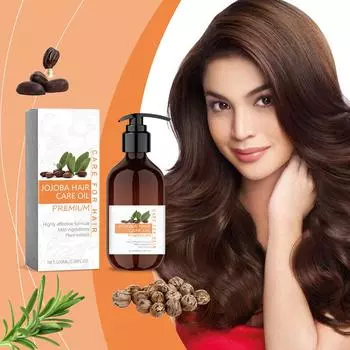 Масло для ухода за волосами с маслом жожоба Мягко питает волосы и увлажняет Ежедневный уход Масло для ухода за волосами 100 мл One Size