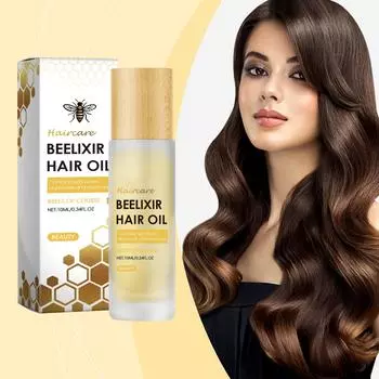 Масло для ухода за волосами с медом Масло для ухода за волосами с медом и кожей головы, мягкое и увлажняющее 10 мл One Size