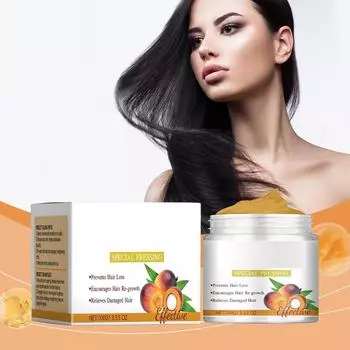 Масло для ухода за волосами, восстанавливает химически завитые, окрашенные, сухие и поврежденные волосы, увлажняет и смягчает волосы One Size