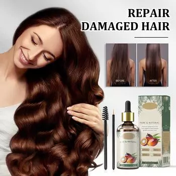 Масло для волос Batana из Гондураса способствует росту волос и является натуральным, питательным маслом для волос, которое устраняет секущиеся кончики и выпадение волос для мужчин 60 мл One Size