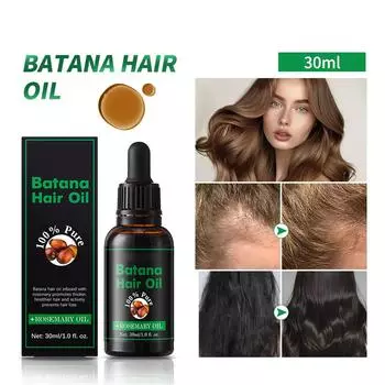 Масло для волос Batanami, глубоко увлажняющее кожу головы, сильные и жесткие волосы, густое масло для ухода за волосами 30 мл One Size