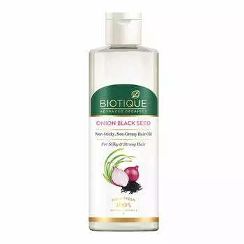 Масло для волос Biotique Onion Black Seed для шелковистых и сильных волос, 200 мл E084