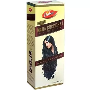 Масло для волос Dabur Maha Bhringraj, 199 мл Масло для длинных волос (199 мл)