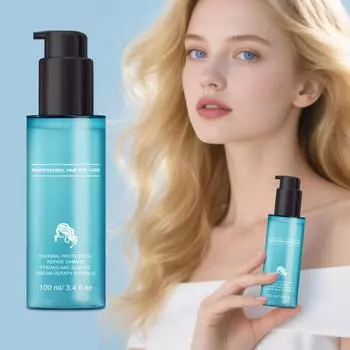 Масло для волос Питательный уход за волосами Увлажняет густые и нежные волосы, снимает сухость Укрепляет жесткость и укрепляет волосы Уход за кожей головы 100 мл One Size синий