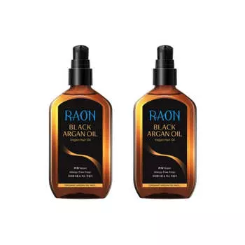 Масло для волос Raon Black Argan 100мл*2шт/4шт 2Pcs