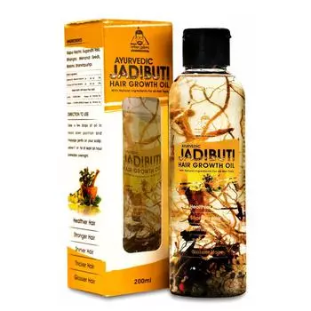 Масло для волос UrbanGabru Ayurvedic Jadibuti для контроля выпадения и роста волос с натуральными травами - 200 мл 200ml