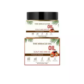 Масло для волос увлажняющее увлажняющая маска для волос питательное увлажняющее увлажняющее средство для кожи головы смягчающее масло-концентрат, 120 г One Size белый