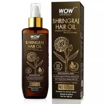 Масло для волос Wow Skin Science Bhringraj, 200 мл