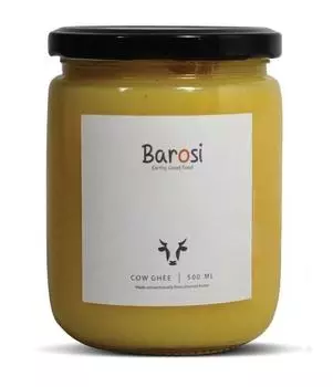 Масло Гхи (500 мл), Cow Ghee, Barosi