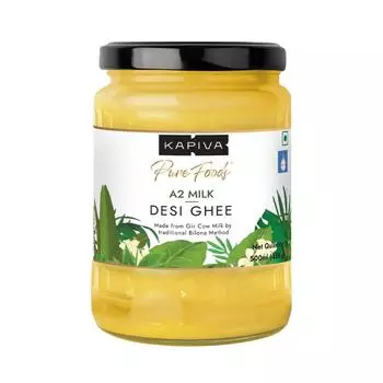 Масло Гхи из молока А2 (500 мл), A2 Milk Desi Ghee, Kapiva