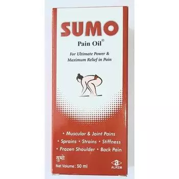 Масло GoodLife Alkem Sumo для снятия боли при болях в суставах и мышцах, болях в спине, болях в шее или плечах, 50 мл (Пакет из 3)