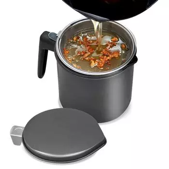 Масло Iris Ohyama Oil Pot с активированным углем 800 мл с 1 картриджем H-OP800 черного цвета