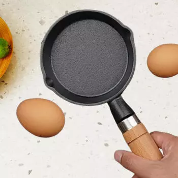 Масло Маленькая кастрюля Блинница Железная жаропрочная посуда Антипригарная сковорода Яичница Мини-жаровня