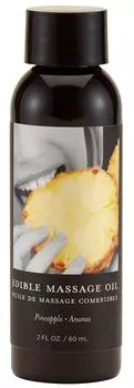 Масло массажное съедобное Ананас 60мл TU прозрачный