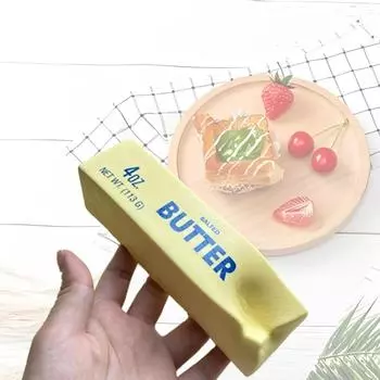 Масло-палочка, медленно поднимающаяся игрушка для снятия стресса, силиконовая игрушка для сдавливания, сенсорная игрушка с запахом масла One Size чёрный