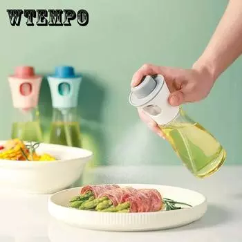 Масло Распылитель Бутылка Кухня Домашнее Оливковое Масло Пищевое Масло Воздух Фритюрница Масло Опрыскиватель Горшок Масло Диспенсер Артефакт Масло Распыление Горшок Бутылка Барбекю Пресс Масло Опрыскиватель серый