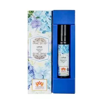 Масло-роллер из Лотоса (8 мл), Lotus Aromatic Oil Roller Bottle, Vrindaam 9.25