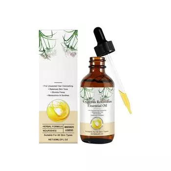 Масло Rotundus, Ароматическое масло для удаления волос, Снимает сухость и покраснение, и используется для удаления волос и уменьшения роста волос на теле, 60 мл One Size белый