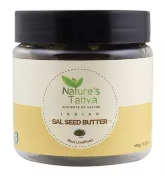 Масло семян индийского Сала: от ожогов и повреждений кожи (100 г), Indian Sal Seed Butter, Nature s Tattva 15.375
