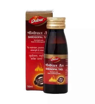 Масло Шригопал Тейл (50 мл), Shrigopal Tail, Dabur