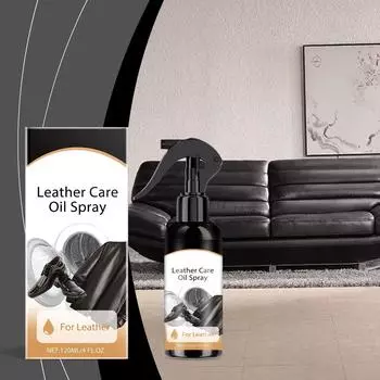 Масло-спрей для ухода за кожей, кожаный диван, ботинки, кожаная куртка, дезактивация, уход, восстановленное масло 120 мл One Size
