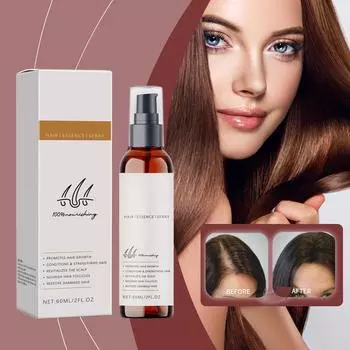 Масло-спрей для ухода за волосами Нежное питательное мягкое масло для вьющихся волос 60 мл One Size