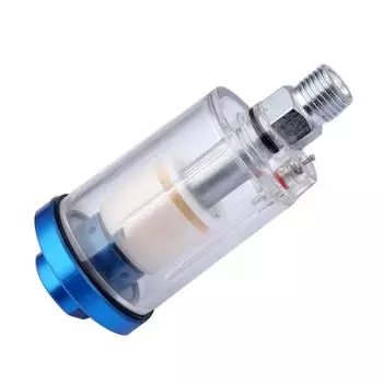 Масло-водоотделитель Краскопульт Фильтр для отделения масла и воды 1/4-дюймовый воздушный компрессор Влагоуловитель Воздушный фильтр Регулятор Манометр