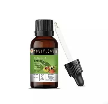 Масло Жожоба холодного отжима (30 мл), Cold Pressed Jojoba Oil, Soulflower