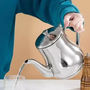 Маслобак из нержавеющей стали, резервуар для хранения масла, многофункциональная фляга, бытовая бутылка для масла с сеткой для защиты от утечек, кухонный загущенный соус, уксус