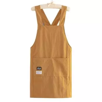 Маслостойкий кухонный фартук с перекрестными лямками, водонепроницаемая рабочая униформа шеф-повара, фартук для готовки, кухня