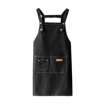 Маслостойкий кухонный фартук, устойчивый к царапинам холст, женский модный кухонный фартук